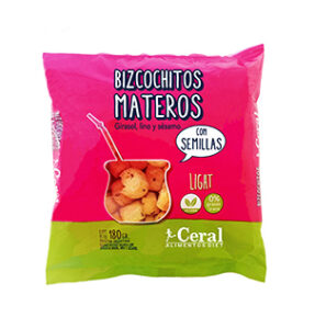 Bizcochitos materos con semillas de girasol, lino y sésamo