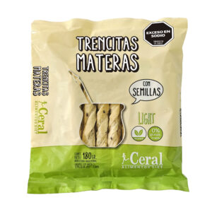 Trencitas materas con avena, semillas de lino y sésamo